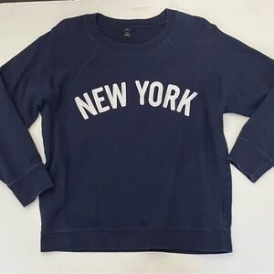 New York J Crew Sweatshirt